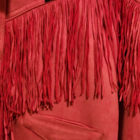Wrangler Pink Fringe Jacket Size Large - Picture 7 of 12